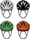 Cyclist Helmet Front 3D Royalty Free Stock Photo