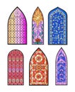 Cathedral Mosaic Windows Set