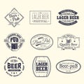 Beer labels and stickers, beermat and coaster