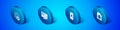 Set Isometric Cancelled fingerprint, Mobile and face recognition, House system bug and Create account screen icon