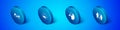 Set Isometric Exchange work, Magnifying glass for search job, Project team base and icon. Vector