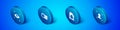 Set Isometric Eye scan, House system bug, Face recognition and Firewall, security wall icon. Vector
