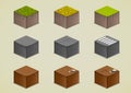 Set of isometric grounds