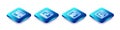 Set Isometric line Browser setting, Loading data window, Create account screen and files icon. Vector Royalty Free Stock Photo