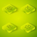 Set Isometric line 3d pen tool, Layers, Isometric cube and 3D printer software icon. Vector