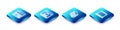 Set Isometric line Debugging, Cloud technology data transfer, Computer and Laptop icon. Vector