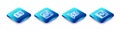 Set Isometric line Mobile Apps, Python programming language, Hacker or coder and Loading data window icon. Vector Royalty Free Stock Photo