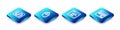 Set Isometric line Programming language syntax, Computer mouse, Page with 404 error and Browser setting icon. Vector Royalty Free Stock Photo