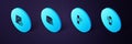 Set Isometric Smartwatch service, Wrist, Database server and Washer icon. Vector