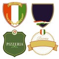 Set of Italian signs