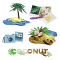 Set of Items Related to Tropical Sailing