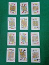 Set of Jacks Queens and Kings from playing cards.
