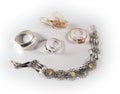 Set of jewellery Royalty Free Stock Photo