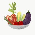 Vegetables illustration