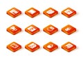 Set Keyboard, Flowchart, Computer monitor screen, Create account, mouse, Processor with microcircuits CPU, Books about