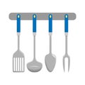 Set of kitchen items. Flat vector illustration Royalty Free Stock Photo