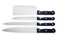 Set of kitchen knives