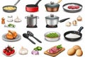 Cooking Utensils White Background Royalty Free Stock Photo