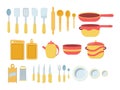 Set kitchen tools. Royalty Free Stock Photo