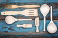 Set kitchen utensils. Accessories for cooking. Royalty Free Stock Photo