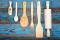 Set kitchen utensils. Accessories for cooking. Royalty Free Stock Photo