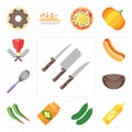 Set of Knives, Mustard, Cucumber, Honey, Pepper, Bowl, Whisk, Ho