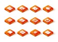 Set Laptop, Binary code, Books about programming, Loading data window, Hacker or coder, MySQL, Software and icon. Vector Royalty Free Stock Photo