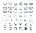 Set of Laundry icons