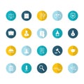 set of law icons. Vector illustration decorative design Royalty Free Stock Photo