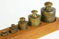 A set of lead weights