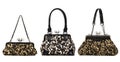 Set of leopard women bags