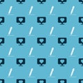 Set Like and heart and Pencil with eraser on seamless pattern. Vector