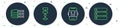Set line Algorithm, Chat bot, Binary code and Server, Data icon. Vector