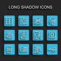 Set line Artificial intelligence AI, Binary code, Neural network, Chat bot, Processor CPU and icon. Vector Royalty Free Stock Photo