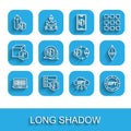 Set line Binary code, NFT blockchain technology, Digital crypto art, cloud, Ethereum ETH and exchange icon. Vector