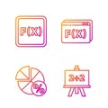Set line Calculator, Equation solution, Equation solution and Geometric figure Pentagonal prism. Gradient color icons