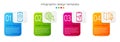 Set line City map navigation, Globe with flying plane, City map navigation and Folded map with push pin. Business