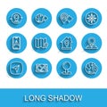 Set line City map navigation, Map pin, Push, Location the globe, Folded with location marker, and house icon. Vector
