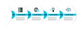 Set line Cloud computing lock, Marked key, Global lockdown and Server, Data, Web Hosting icon. Vector Royalty Free Stock Photo