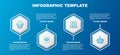 Set line Cloud database, Artificial intelligence AI, Processor CPU and robot. Business infographic template. Vector Royalty Free Stock Photo