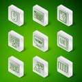 Set line Color palette guide, Front end development, Computer mouse, Web and graphic design, UI UX, and icon. Vector Royalty Free Stock Photo