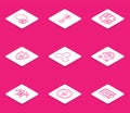 Set line Cryptocurrency cloud mining, Bitcoin key, exchange, Shield Ethereum ETH, Ripple XRP, Shopping basket with