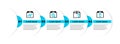 Set line Delivery box with fragile content, Search package and Plane and cardboard icon. Vector
