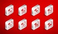 Set line DOC file document, M3U, RUBY, JPG, BMP, OTF, WAV and CSS icon. Vector Royalty Free Stock Photo