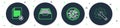 Set line Drawer with documents, Stop virus, bacteria, File service and Wrench and gear icon. Vector