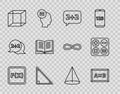 Set line Equation solution, Calculation, Graph, schedule, chart, diagram, Calendar, Function mathematical symbol, and