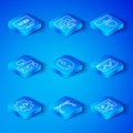 Set line Front end development, Computer mouse, Bezier curve, Website statistic, Keyboard, Site map, and graphic design Royalty Free Stock Photo