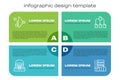 Set line Hangar with servers, Filter setting, Server, Data, Web Hosting and Folder tree. Business infographic template