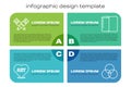 Set line Heart with text art, Crossed paint brush, RGB and CMYK color mixing and Paper towel roll. Business infographic