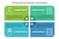 Set line Medicine pill or tablet, Test tube and flask, LSD acid mark and Matches. Business infographic template. Vector